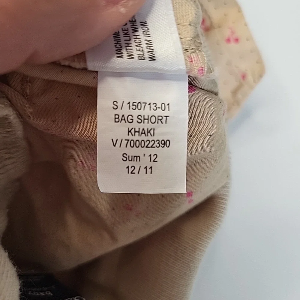 GAP Beige Shorts with Pink Cherry Print